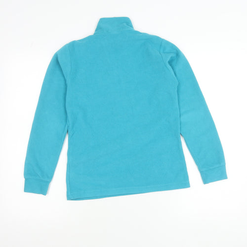 Trespass Boys Blue Fleece 1/2 Zip Sweatshirt 11-12 Years Outdoor Winter