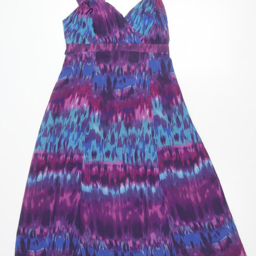 Marks and Spencer Women’s Multicoloured Size 12 A-Line Midi Dress