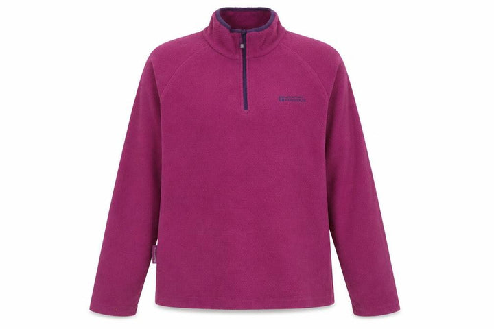 Mountain Warehouse Womens Purple Fleece Pullover UK14 1/4 Zip Sweatshirt