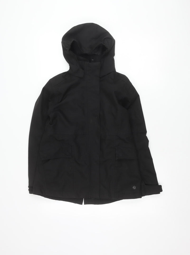 Zakti Girls Black 3-in-1 Hooded Jacket Coat 9-10 Years Outdoor School
