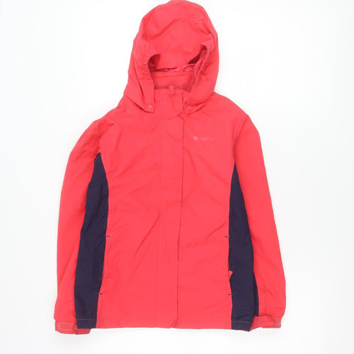 Mountain Warehouse Girls Pink 9-10 Years Waterproof Rain Coat Jacket