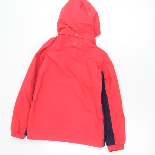 Mountain Warehouse Girls Pink 9-10 Years Waterproof Rain Coat Jacket