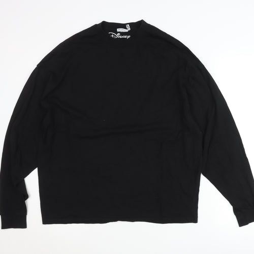 ASOS Women’s Black Disney Donald Duck Pullover Jumper Size S