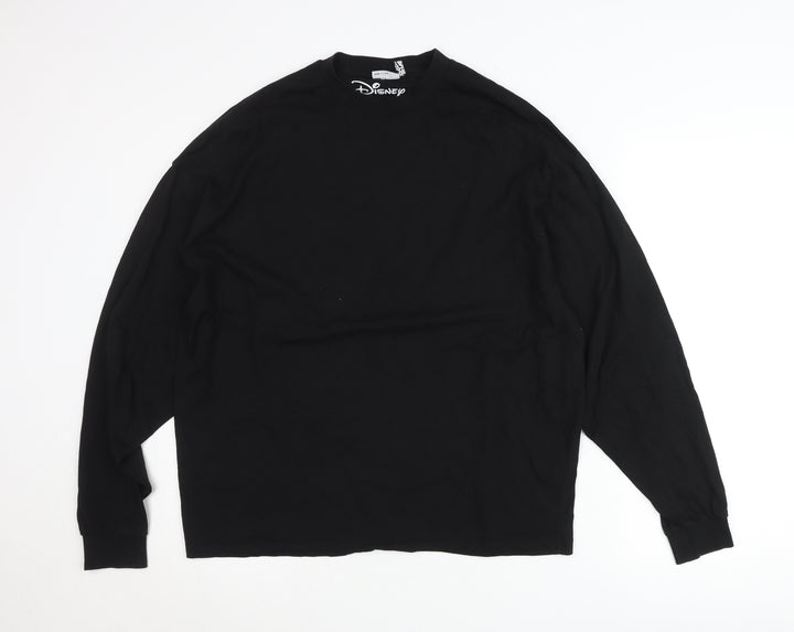 ASOS Women’s Black Disney Donald Duck Pullover Jumper Size S