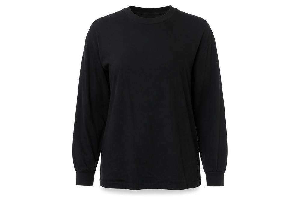 Front view of ASOS Women’s Black Disney Donald Duck jumper, size S