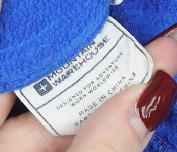 Mountain Warehouse Boys Blue Full Zip Fleece Jumper 11-12 Years