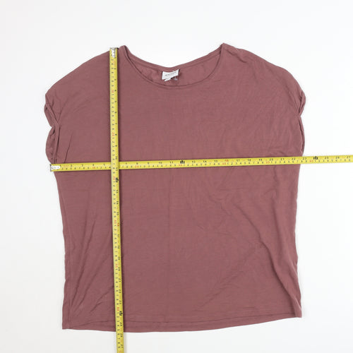 Vero Moda Women’s Purple XL Basic Modal T-Shirt Top