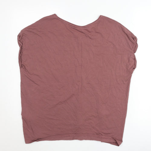 Vero Moda Women’s Purple XL Basic Modal T-Shirt Top