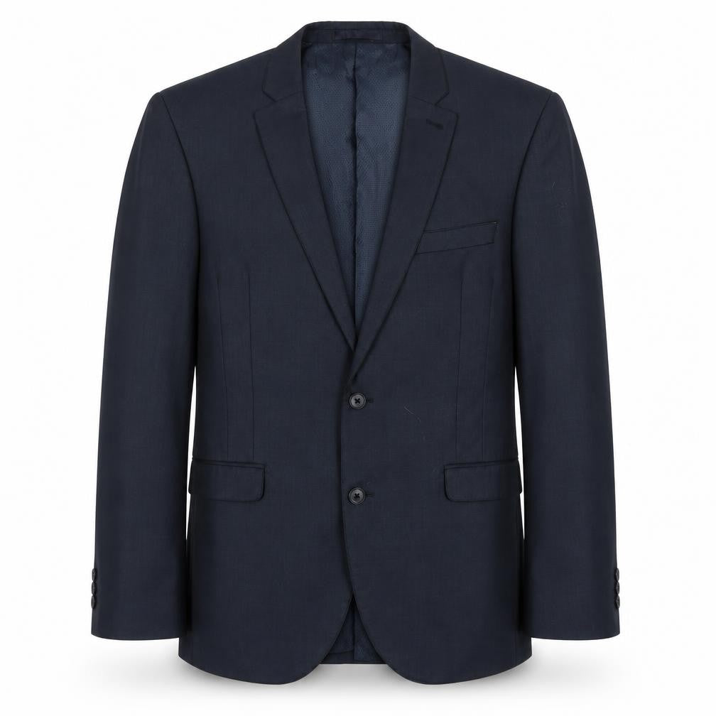 Next Men's Blue 42R Suit Jacket Classic Two Button Notch Lapel
