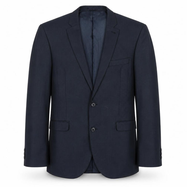 Next Men's Blue 42R Suit Jacket Classic Two Button Notch Lapel