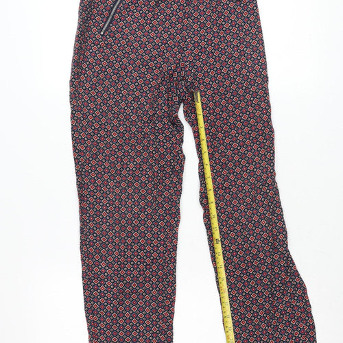 Marks and Spencer Women’s Multicoloured Size 10 Geometric Trousers