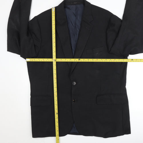 Paul Smith Men’s Black Wool Blazer Jacket 36R Classic Wedding Business