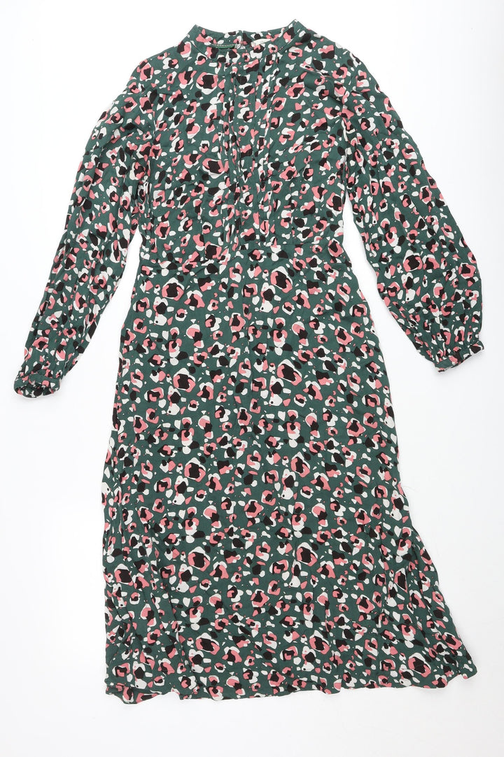 White Stuff Women’s Multicoloured Animal Print Shift Dress Size 8