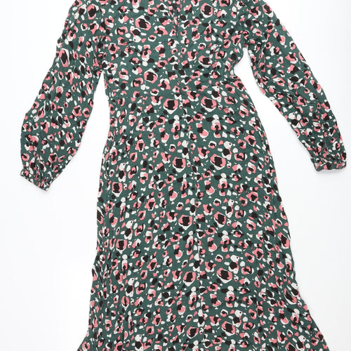 White Stuff Women’s Multicoloured Animal Print Shift Dress Size 8