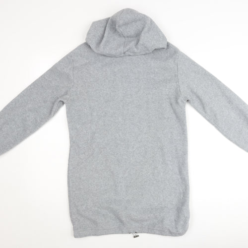 Brave Soul Womens Grey XS Pullover Hoodie Long Sleeve Jumper