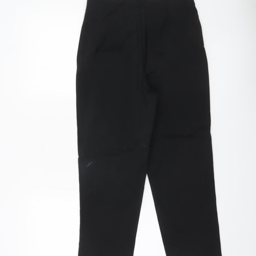 Marks and Spencer Womens Black Size 8 Straight Leg Trousers