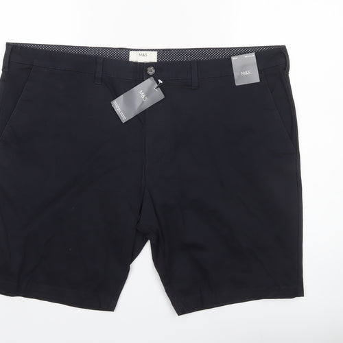 Marks and Spencer Men’s Black Chino Shorts Size 44 Regular