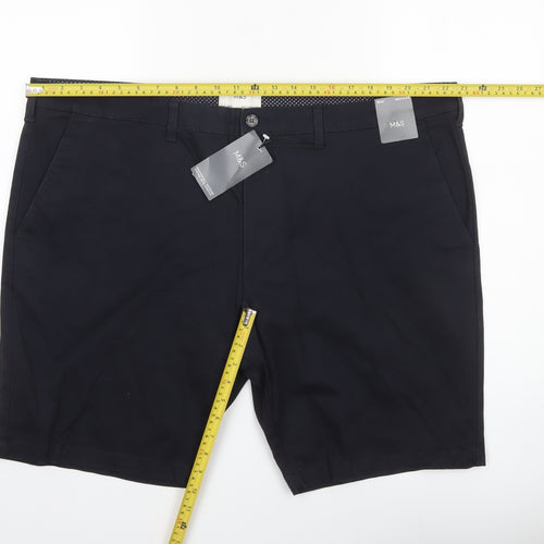 Marks and Spencer Men’s Black Chino Shorts Size 44 Regular