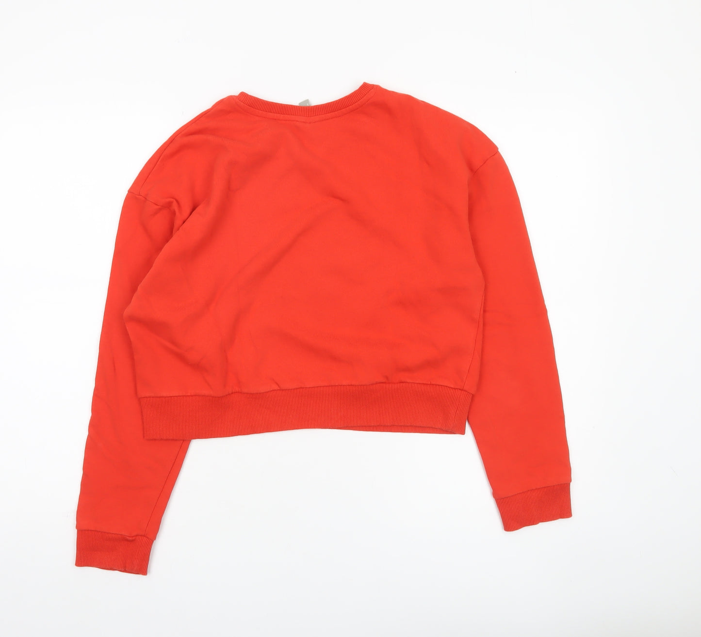 ASOS Women’s Red Cotton Pullover Sweatshirt Size 12