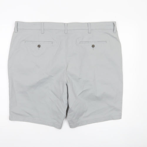 Marks and Spencer Men’s Grey Chino Shorts Size 44 Regular Cotton