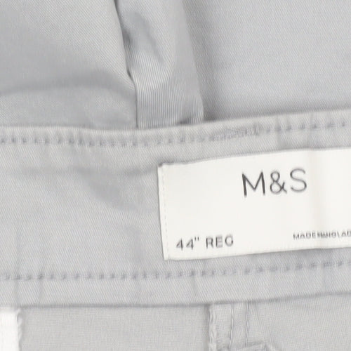 Marks and Spencer Men’s Grey Chino Shorts Size 44 Regular Cotton