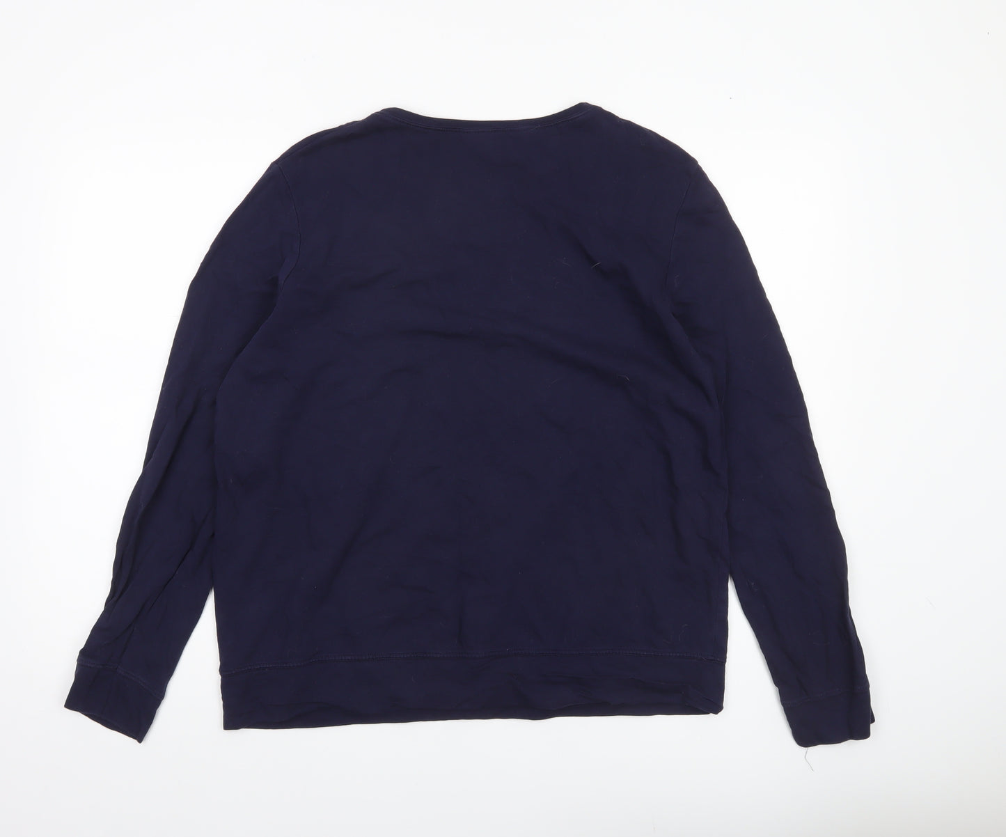 Dorothy Perkins Womens Navy Blue Bear Print Sweatshirt UK 18