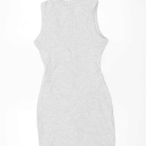 Divided H&M Women’s Grey Sleeveless Bodycon Mini Dress S