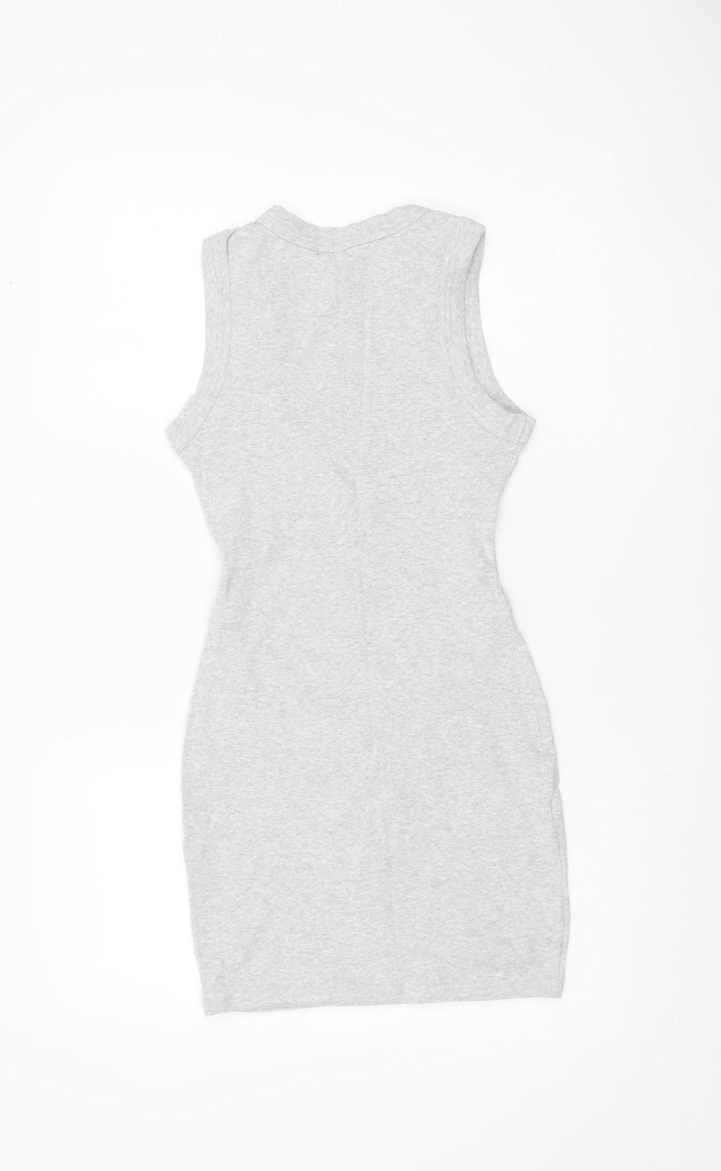 Divided H&M Women’s Grey Sleeveless Bodycon Mini Dress S