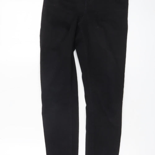 Topshop Women Black Jamie Skinny Jeans Size 8 W25 L32 High Rise