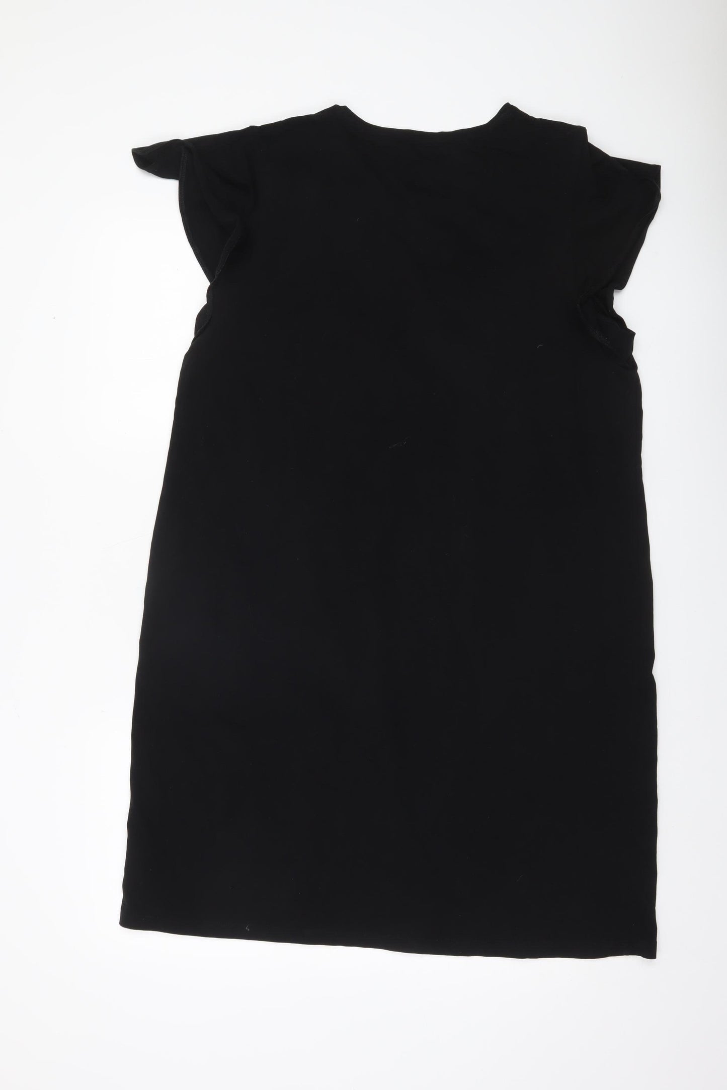 Esmara Women’s Black Shift Dress Size 18/20 Flutter Sleeve Casual Workwear