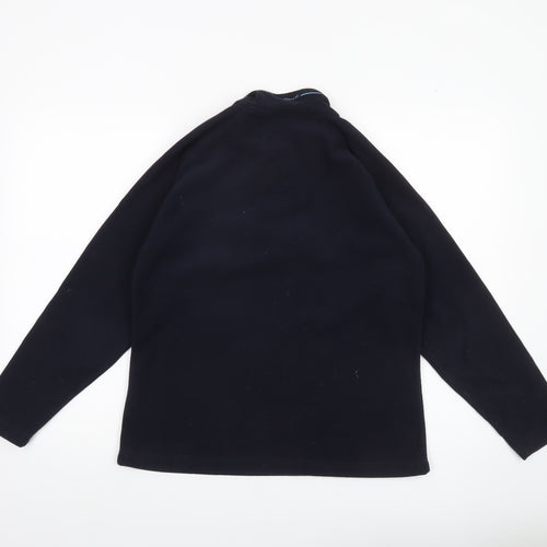 Craghoppers Women’s Black Fleece Sweatshirt UK 12 Half Zip Warm Outdoor Top