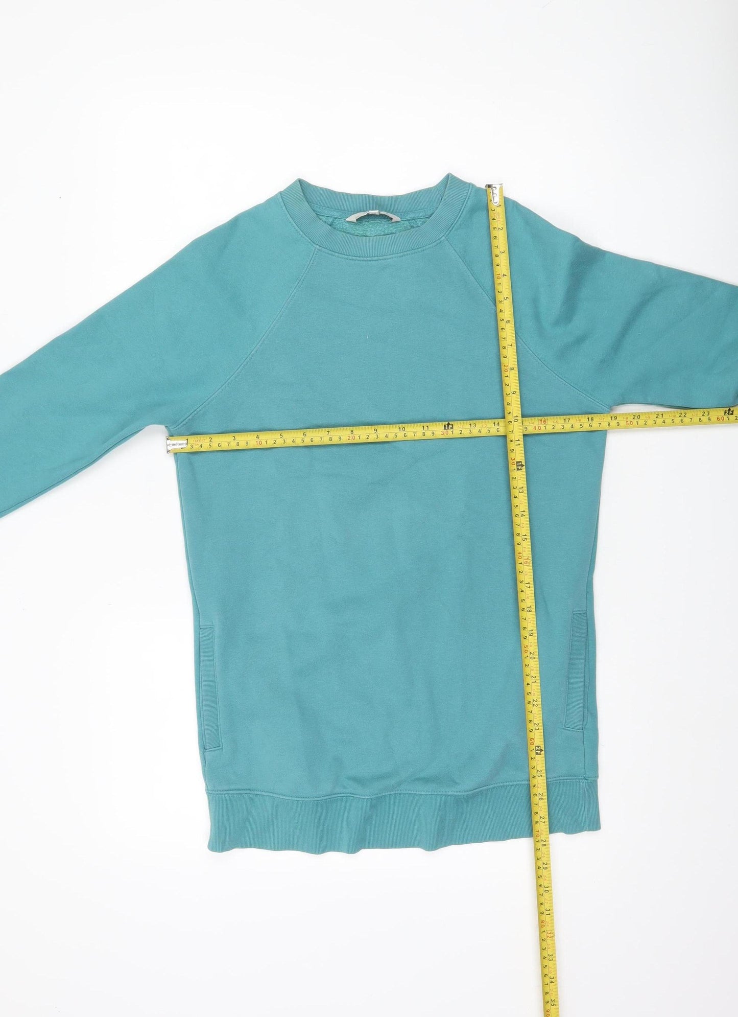 Next Women’s Blue XS Pullover Sweatshirt Cotton Blend