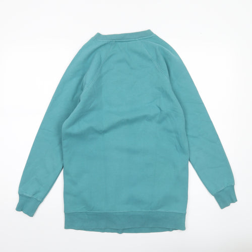 Next Women’s Blue XS Pullover Sweatshirt Cotton Blend