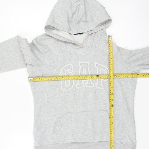 GAP Women’s Grey Pullover Hoodie Sweatshirt Size S Logo Casual