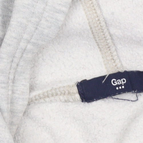 GAP Women’s Grey Pullover Hoodie Sweatshirt Size S Logo Casual