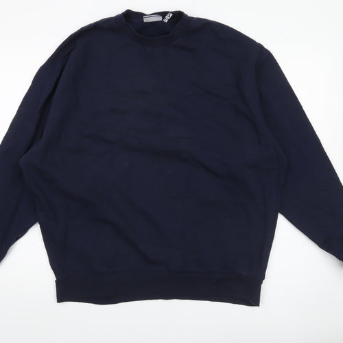 ASOS Design Men's Blue Pullover Sweatshirt Size M Crew Neck