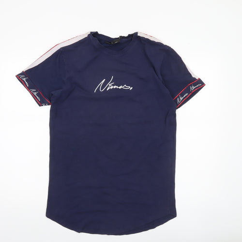 Nimes Men’s Blue M Crew Neck Graphic Short Sleeve T-Shirt