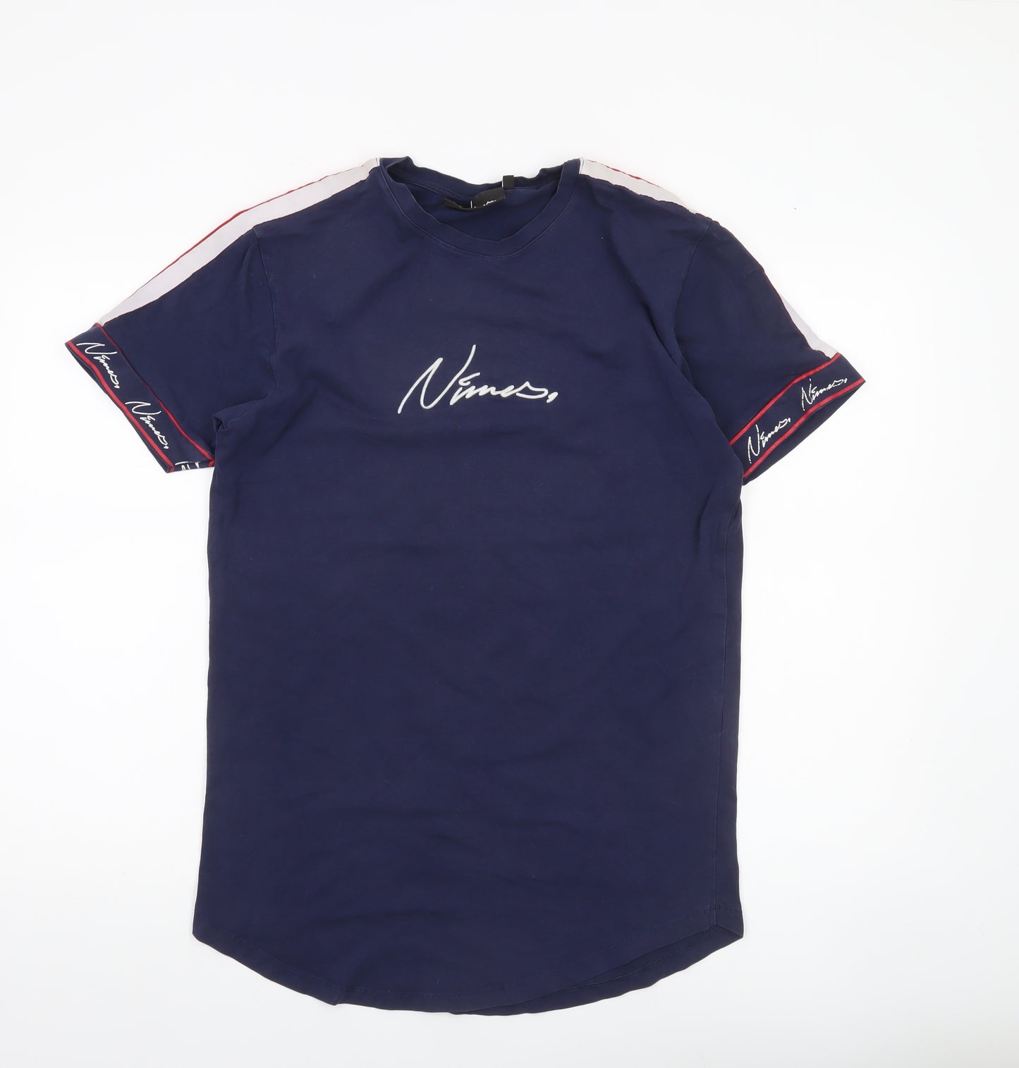 Nimes Men’s Blue M Crew Neck Graphic Short Sleeve T-Shirt