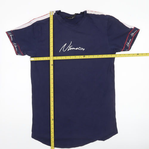 Nimes Men’s Blue M Crew Neck Graphic Short Sleeve T-Shirt