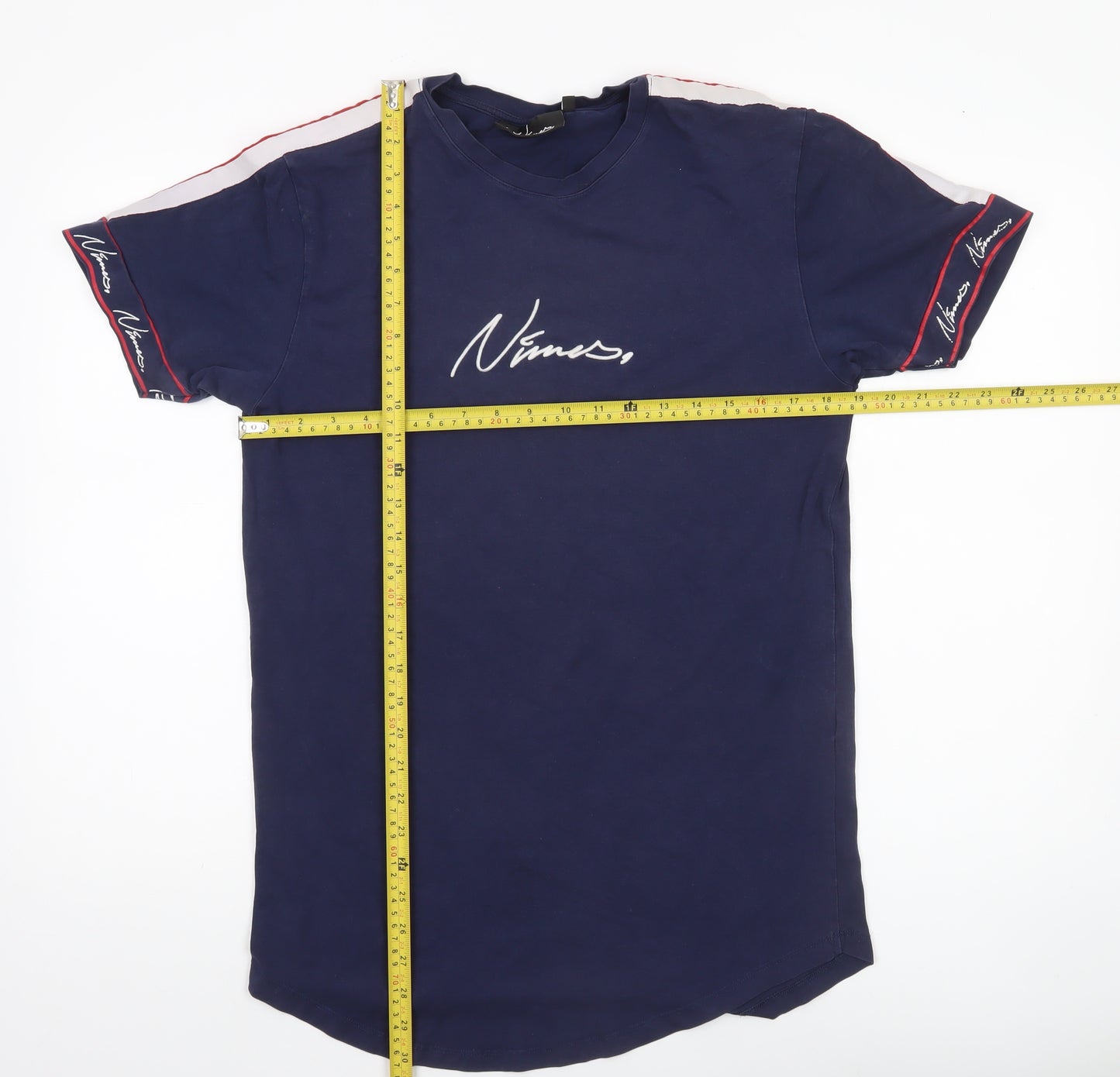 Nimes Men’s Blue M Crew Neck Graphic Short Sleeve T-Shirt