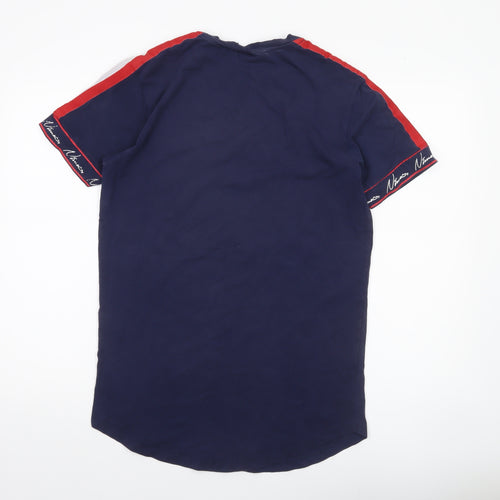 Nimes Men’s Blue M Crew Neck Graphic Short Sleeve T-Shirt