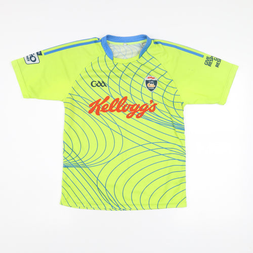 O'Neills Boys Green Sports Jersey T-Shirt 5 Years Lightweight Activewear