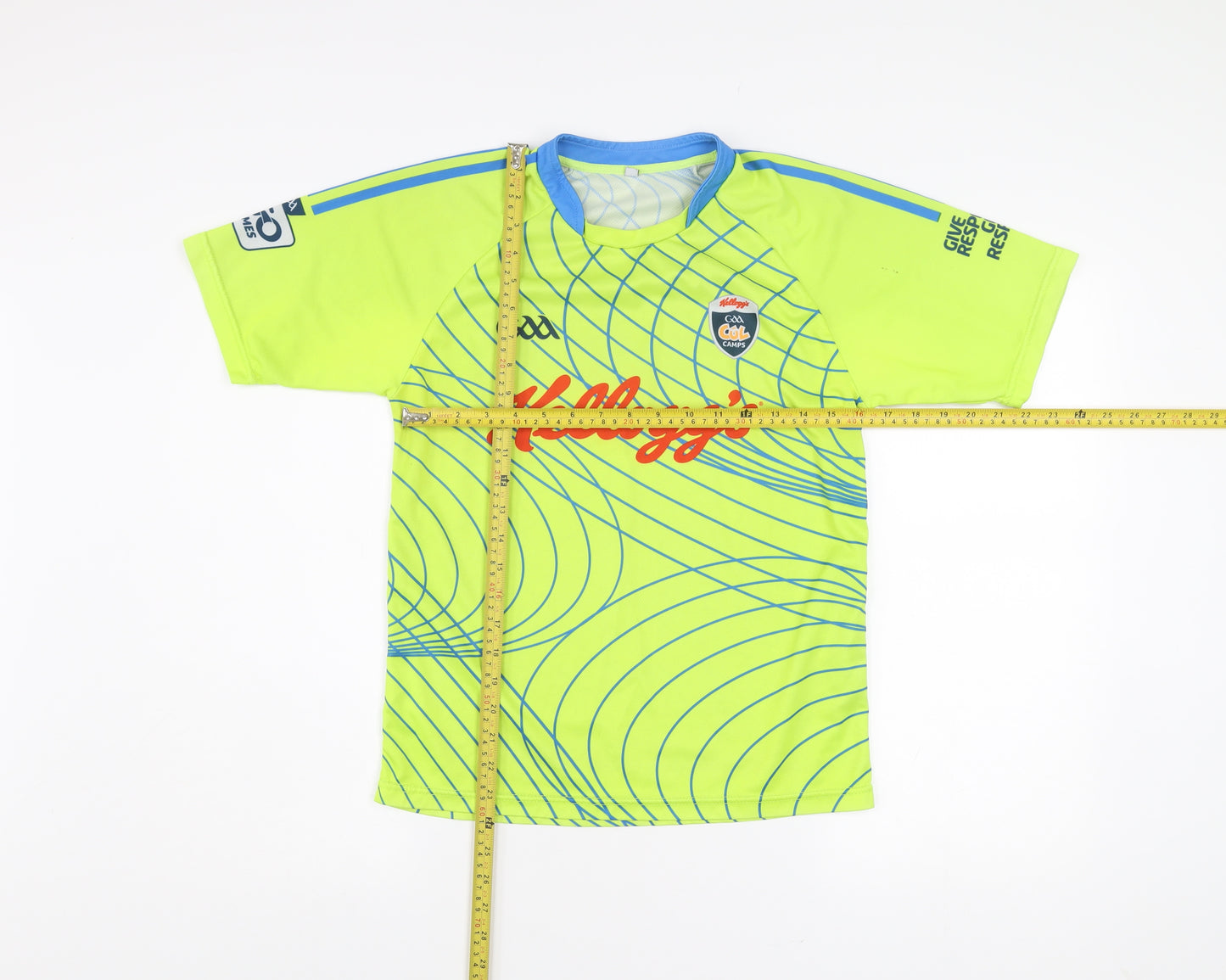 O'Neills Boys Green Sports Jersey T-Shirt 5 Years Lightweight Activewear