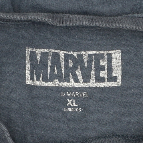 Marvel Men’s Blue XL Captain America Shield Graphic T-Shirt
