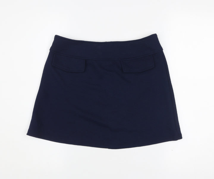 River Island Women's Blue Size 12 Short Pencil Skirt