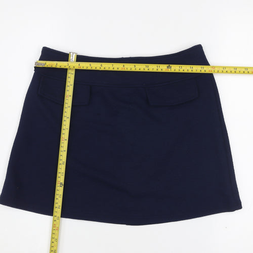 River Island Women's Blue Size 12 Short Pencil Skirt