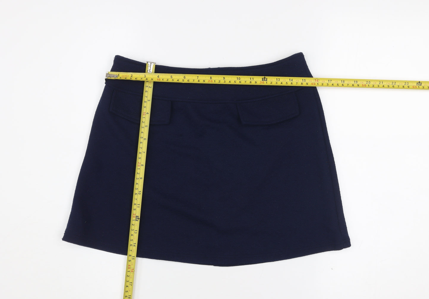 River Island Women's Blue Size 12 Short Pencil Skirt