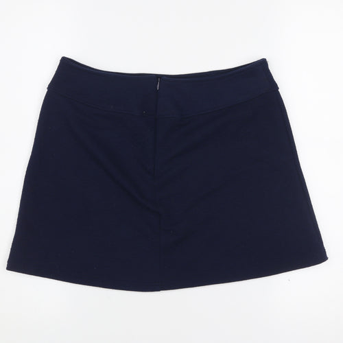 River Island Women's Blue Size 12 Short Pencil Skirt