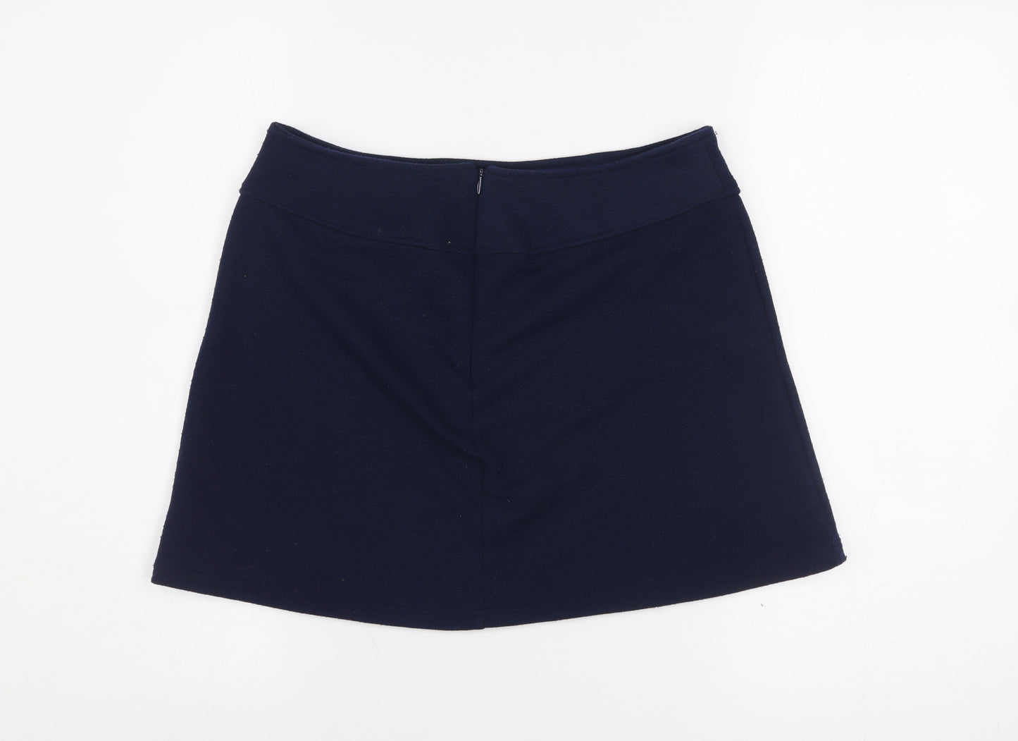 River Island Women's Blue Size 12 Short Pencil Skirt