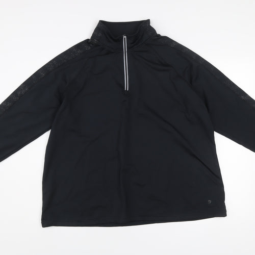 St. Bernard Dunnes Stores Men’s Black XL 1/2 Zip Pullover Sweatshirt